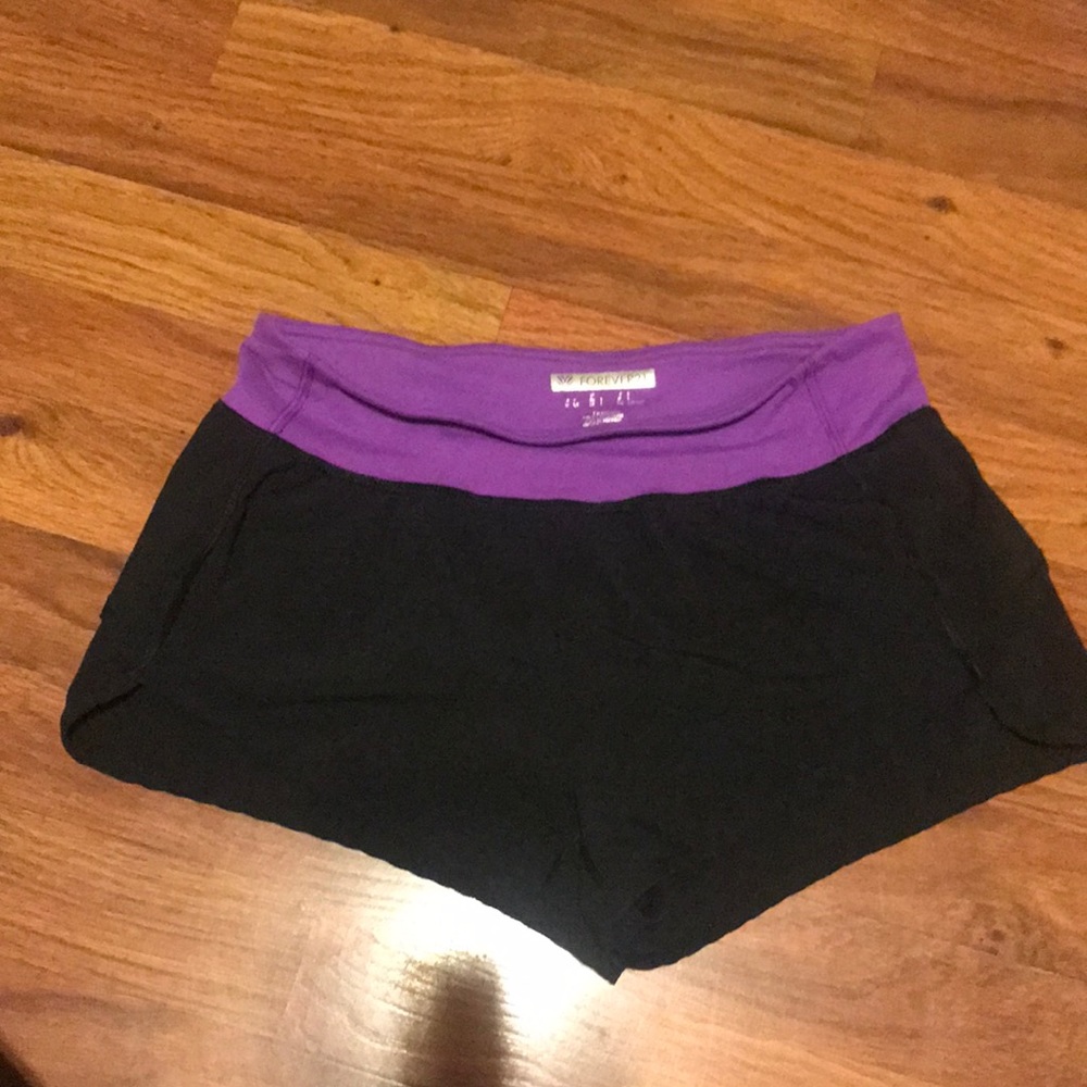 Forever 21 running shorts size s